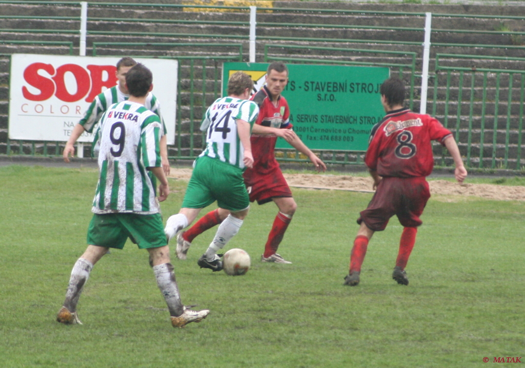 FK Chomutov - Bohemians 1905 0:3 (0:1)